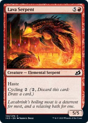 Lava Serpent 124/274 - Ikoria: Lair of Behemoths Singles (Español)