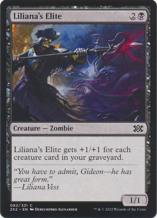 Liliana&#39;s Elite 082/331 Double Masters 2022 Singles