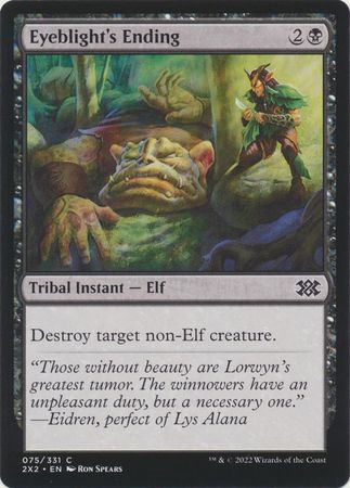Eyeblight&#39;s Ending 075/331 Double Masters 2022 Singles