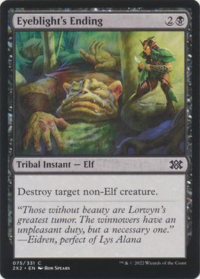 Eyeblight&#39;s Ending 075/331 Double Masters 2022 Singles
