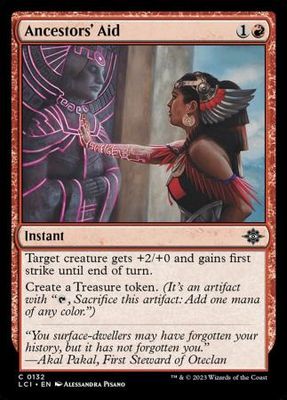 Ancestors&#39; Aid 0132 The Lost Caverns of Ixalan Singles (Español)