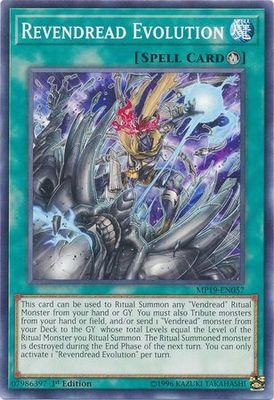 Revendread Evolution - MP19-EN057 - Common 1st Edition Yu-Gi-Oh! 2019 Mega-Tins: Gold Sarcophagus Tin Mega Pack Singles (espanol)