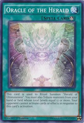 Oracle of the Herald - NECH-EN066 - Common 1st Edition The New Challengers (NECH) 1st Edition Singles (espanol)