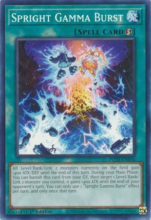 Spright Gamma Burst - POTE-EN056 - Common 1st Edition Power of the Elements 1st Edition Singles (espanol)