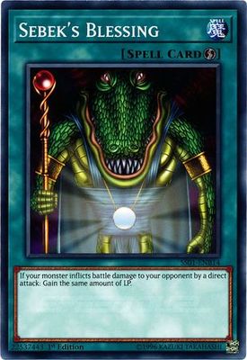 Sebek&#39;s Blessing - SS01-ENB14 - Common 1st Edition Speed Duel Starter Decks: Destiny Masters Singles
