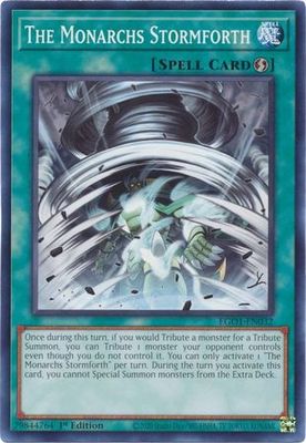 The Monarchs Stormforth - EGO1-EN032 -Common 1st Edition Egyptian God Deck: Obelisk the Tormentor 1st Edition Singles