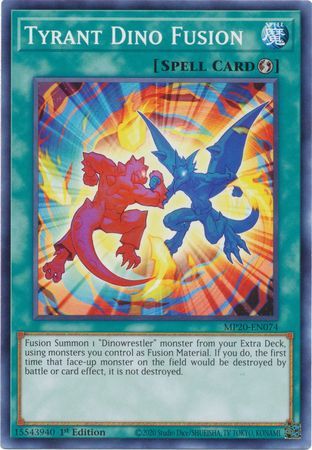 Tyrant Dino Fusion - MP20-EN074 - Common 1st Edition 2020 Mega-Tin: Lost Memories 1st Edition Singles