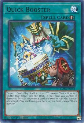 Quick Booster - TAMA-EN052 - Rare 1st Edition Tactical Masters 1st Edition Singles (espanol)