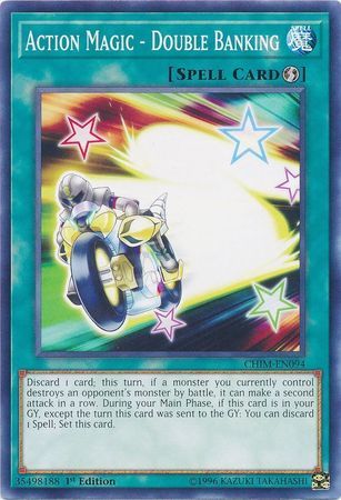 Action Magic - Double Banking - CHIM-EN094 - Common 1st Edition Chaos Impact 1st Edition Singles (espanol)
