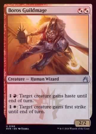Boros Guildmage 0168 - Foil Ravnica Remastered Foil Singles