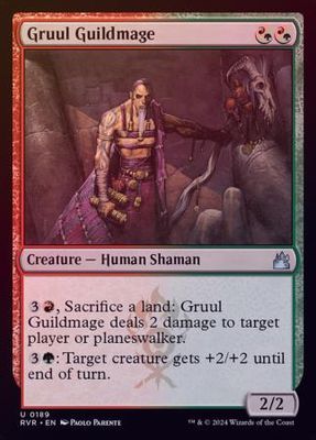 Gruul Guildmage 0189 - Foil Ravnica Remastered Foil Singles