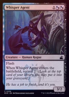 Whisper Agent 0238 - Foil Ravnica Remastered Foil Singles