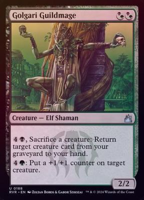 Golgari Guildmage 0188 - Foil Ravnica Remastered Foil Singles