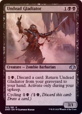 Undead Gladiator 105/261 - Foil Dominaria Remastered Foil Singles
