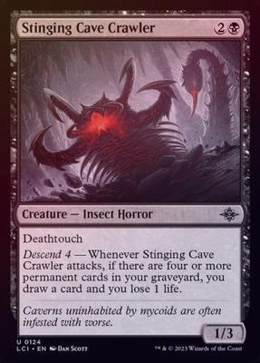 Stinging Cave Crawler 0124 - Foil The Lost Caverns of Ixalan Foil Singles