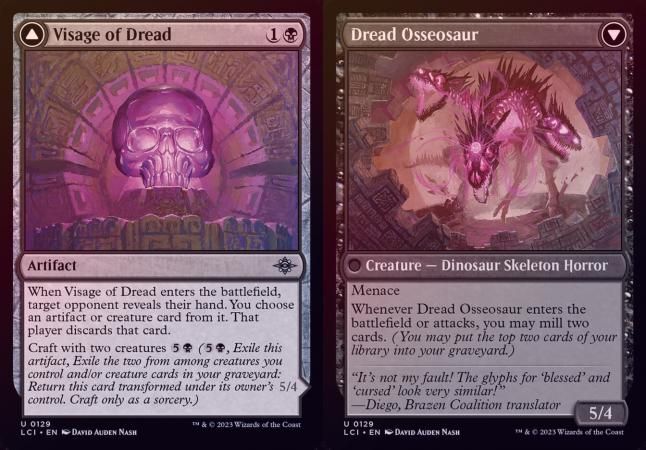 Visage of Dread 0129 - Foil The Lost Caverns of Ixalan Foil Singles