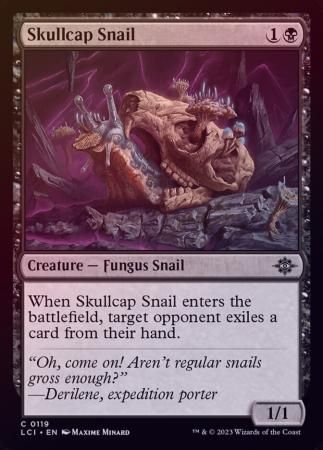 Skullcap Snail 0119 - Foil The Lost Caverns of Ixalan Foil Singles