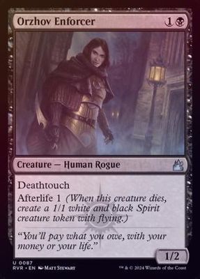Orzhov Enforcer 0087 - Foil Ravnica Remastered Foil Singles
