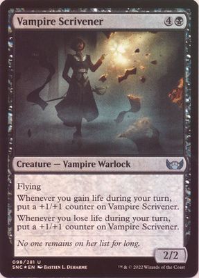 Vampire Scrivener 098/281 - Foil Streets of New Capenna Foil Singles