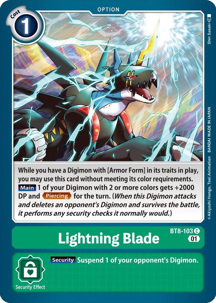 Lightning Blade - New Awakening (BT08) New Awakening