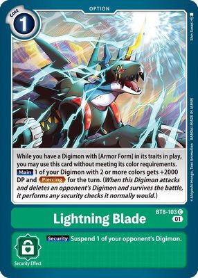 Lightning Blade - New Awakening (BT08) New Awakening
