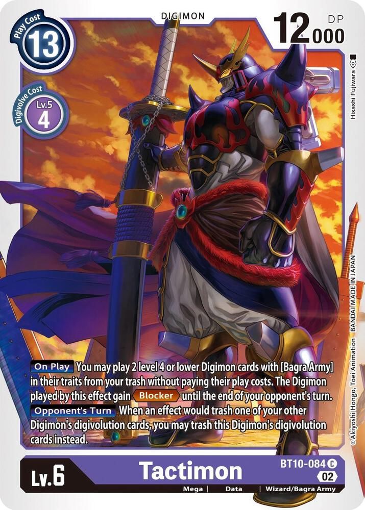 Tactimon - Xros Encounter (BT10) Xros Encounter