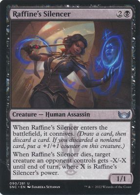 Raffine&#39;s Silencer 090/281 Streets of New Capenna Singles