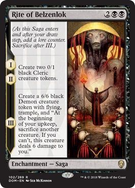 Rite of Belzenlok 102/269 Dominaria Singles