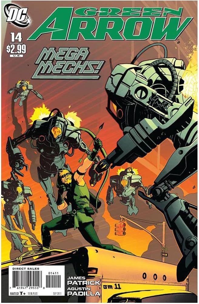 SH Green Arrow Issue 14 Mega Mechs DC Comics Ingles