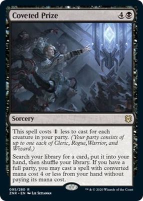Coveted Prize 095/280 Zendikar Rising Singles