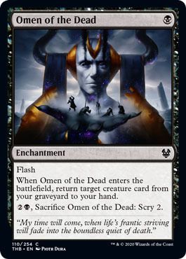 Omen of the Dead 110/254 - Theros: Beyond Death Singles (Español)