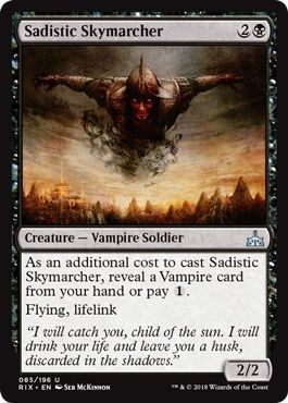 Sadistic Skymarcher 085/196 - Rivals of Ixalan Singles