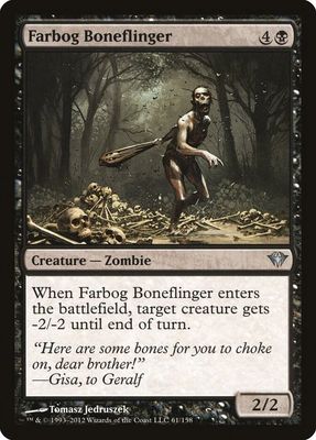 Farbog Boneflinger 61/158 - Dark Ascension Singles (Español)