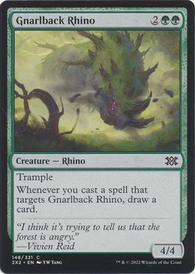 Gnarlback Rhino 148/331 Double Masters 2022 Singles