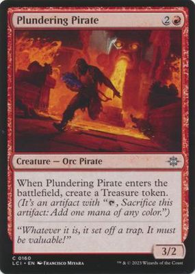 Plundering Pirate 0160 The Lost Caverns of Ixalan Singles (Español)
