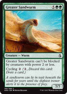 Greater Sandwurm 168/269 - Amonkhet Singles