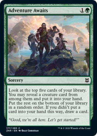 Adventure Awaits 177/280 - Zendikar Rising Singles