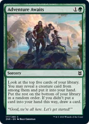 Adventure Awaits 177/280 - Zendikar Rising Singles