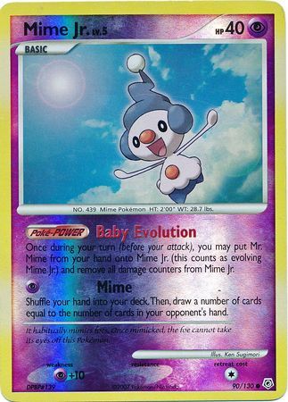 Mime Jr. - 90/130 - Common Reverse Holo Diamond &amp; Pearl (Base Set) Reverse Holo Singles