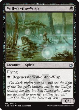 Will-o&#39;-the-Wisp 115/249 - Masters 25 Singles