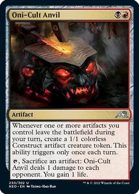 Oni-Cult Anvil 230/302 Kamigawa Neon Dynasty Singles