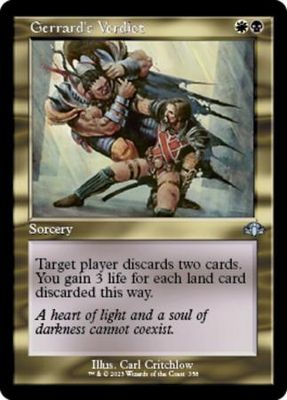 Gerrard&#39;s Verdict 358 - Retro Frame Dominaria Remastered Collector Booster Singles