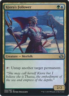 Kiora&#39;s Follower 52/67 Duel Decks Elspeth vs. Kiora Singles