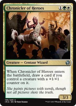 Chronicler of Heroes 196/249 Iconic Masters Singles