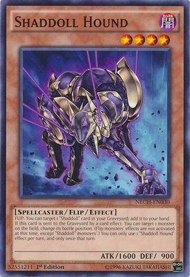 Shaddoll Hound - NECH-EN030 - Common 1st Edition The New Challengers (NECH) 1st Edition Singles (espanol)