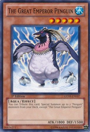 The Great Emperor Penguin - GENF-EN037 - Common 1st Edition Generation Force 1st Edition Singles (espanol)