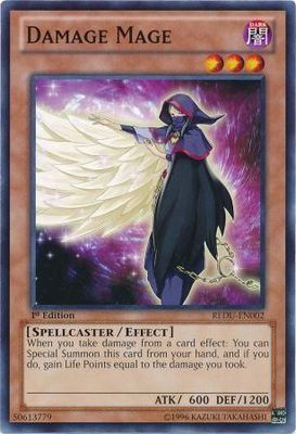 Damage Mage - REDU-EN002 - Common 1st Edition Return of the Duelist 1st Edition Singles (espanol)