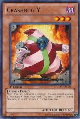 Crashbug Y - GENF-EN010 - Common 1st Edition Generation Force 1st Edition Singles (espanol)