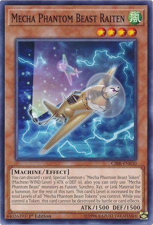 Mecha Phantom Beast Raiten - CIBR-EN030 - Common 1st Edition Circuit Break 1st Edition Singles