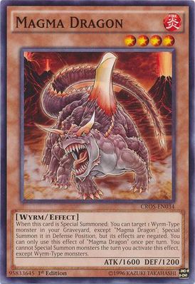 Magma Dragon - CROS-EN034 - Common 1st Edition Crossed Souls 1st Edition Singles (espanol)